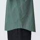 MUJI Men's Cool Henley Collar Short Sleeve T-Shirt Men's Bottoming Shirt Men's Top AC1W6C4S Smoked Green M (170/92A)