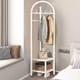 Zhuobo coat rack floor-standing clothes rack bedroom living room clothes rack corner rack storage rack storage rack BZJ white
