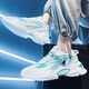 Brand Herrenschuhe Sportschuhe Laufschuhe Herrenschuhe 2024 Frühling Neue vielseitige trendige lässige Laufschuhe Junge koreanische Stil Teenager Herrenschuhe x9920 Weiß Lila 37