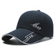 Baseball cap outdoor sun protection sun casual fishing hat sunshade summer men's peaked cap black 56