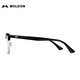 MOLSION Mosen glasses frame Xiao Zhan same eyebrow frame titanium glasses for men and women, degree of anti-blue light MJ6195 B15 silver bright black frame +0 yuan with 0-degree anti-blue light lens