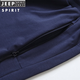 
JEEP SPIRIT casual shorts men summer solid color cotton stretch sports cropped pants men versatile loose large size casual pants men 6173 straight gray M