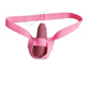 
Men's U-shaped lifting fixing function underwear, sexy thong new style for men's elastic U-bag fashionable low-waist men's thong underwear soft adult products set, fruit green, single size
