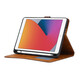 Jinhao (Jinhao) Apple iPad Pro Tablet -Schutz 12.9 Lederkartenflip Cover Hülle Stellplatz Air4 Räste Mini Retro -Kalb Leder Cover Black iPad Pro 11 Zoll 2018