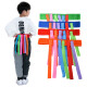 Huamin Kindergarten tail-pulling props children's belt-grabbing toys household parent-child outdoor sports sensory training equipment tail-pulling toys 6 tails