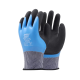 Guantes de protección del parto de Chuangxin Trabajo resistente al desgaste Anti-Slip engrosado y no con las manos sin olores Trabajo de trabajo de los hombres con Glue Glue Glue Glue impermeable Chuangxin L878 Azul [12 dobles]