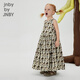 jnby by JNBY江南布衣童装无袖连衣裙夏可爱图案休闲中长款裙子女童1N5G12350 248杂咖 110 cm