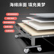 午憩宝 折叠床午休床办公室出租屋简易床便携躺椅硬板家用医院陪护四折  【宽80CM】精织棉麻四折床