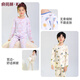 Yu Zhaolin Children's Autumn Clothes and Autumn Pants Home Clothing Class A Pure Cotton Pajamas Set Comfortable and Breathable Construction Engineering 140