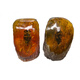 Fat Donglai's same high-quality amber raw stone, artificial amber beeswax raw stone, real insect specimen ornaments, crab Zhizhi original film