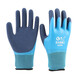 Creación de un trabajo Guantes de protección de mano de obra engrosado Galeno empapado de pegamento y trabajo resistente al desgaste Implaz de agua y antideslizante de pegamento completo Sitio de construcción de Glue Glue Sitio para hombres (Versión mejorada) A689 Glue completo impermeable y rey ​​resistente al desgaste [12 L