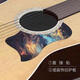 Chuangjingyi a choisi la guitare transparent de protection transparente Folk Guitar Protective Board Film Ukulele Protective Film Matte Panel décoratif décale officiellement annoncé Ukulélé noir de 21 pouces