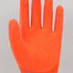 S838 plastic foamed glue hanging glue labor protection gloves wear-resistant and anti-slip farm work work protective gloves L Chuangxin S838 orange matte gloves 24 pairs