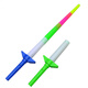 Bieying Colorful Glow Sticks Birthday Party Props Concert Stage Party Large Size Glow Sticks [Please shoot 5 starting points] Four-section telescopic Glow Sticks