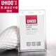 
UHOO (UHOO) UHOO Large 6628 Transparent Acrylic Lanyard Card Case Certificate Card Case Working Card Access Control Card Working Card Factory Label Rope Color: Dark Red