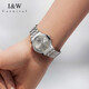 Швейцарский бренд Aiwochi IW Watch Men and Women's Mechanical Watch Полностью автоматическое импортное движение Водонепроницаемое светящаяся пара пары Watch Pare [Импортное движение] 683 Женская серая - бесплатная гравировка