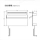 Tianyuan Muge Graphène Affichage numérique Pouteau électrique Rack de salle de bain chauffage séchage de baignoire de bain serviette serviette de salle de bain rack de rangement de salle de bain intelligent 826-numérique Affichage wifi version gris (avec tige)