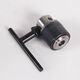 Dongcheng drill chuck hand tight self-locking key iron chuck 6/10/13/16mm electric drill bit universal chuck fast drill chuck-1.5-10 3/8X24UNF