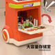 Mama und Papa BBQ Toy Cart Gegrillte Spieße Mini Küche Spielhaus Simulation Kochen Kinderspielzeug Mädchen Neujahr Geschenke