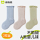 Mianqi Bear Baby Socks Autumn and Winter Pure Cotton Terry Socks Baby Thickened Warm Socks Newborn Mid-Tube Cotton Socks Non-Stretching Long Socks YW20 - Comfortable and Anti-pilling - 3 pairs 6-12 months - Recommended foot length 9-11CM