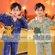 Disney boy pajamas summer long-sleeved boy medium-sized children cartoon dinosaur spring and summer air conditioning home clothes children's suit thin 1049 Red Sea Treasure + 1051 Red Ultraman 16 sizes [height 140-150]