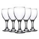 Louqu thickened glass red wine glass set household goblet wine glass decanter tall white wine glass hotel 120ml (12 pieces) about 2.2 taels