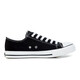 HUILI Classic Men and Women Chores de toile à haut basses Spring and Automn Board Chaussures décontractées Chaussures Couple Couple Sports Chaussures 391 Black 41