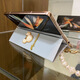 Lion Kaidun Huawei Matex2 Téléphone mobile Version Collector Full-Pack Flip Magnetic Imitation Leather X2 Mobile Phone Case Ultra-Thin Personalité mignon Ladies Mate x2 Nouveau étui [couverture en cuir Sky Blue-Flip] Ballet Girl + Minnie + Rose Pearl Bracelet Huawei Mate X2 Collector's version