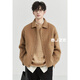 
Earl Zoer [Camel Fleece] fixed wool double-sided wool jacket for men's commuter jacket 2024 autumn and winter new model Z441837 root beer XL 180