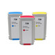 Beijing Cheng Suitable for HP HP728 Ink Cartridge HP DesignJet T730 T830 Plotter T1600 2600 Printer [300ml*6] HP 730 Large Capacity Six-Plus Ink Cartridge Set