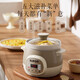 SUPOR electric stew pot electric stew pot small household mini ceramic electric stew pot small casserole porridge artifact soup porridge pot soup pot fully automatic food supplement pot multi-functional stew pot champagne color 1.5L DG15YC818
