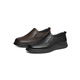 Red Dragonfly Linksmonat Casual Lederschuhe 2025 Frühlings-Herren-Gelegenheitsschuhe mittleren und älteren Schuhe WTA15124 Black 38