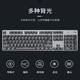 罗技（Logitech） K845机械键盘 有线全尺寸104键背光电竞机械TTC轴办公游戏键盘 台式机笔记本男生女生 K845青轴-紫罗兰