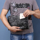 Losbury Herrenhandtasche Neue Mode echte Lederumschlagstasche für Männer Business Casual Clutch Bag für Männer weich