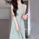 Aizhuer Robe tricotée en automne et hiver de la jupe de tempérament de la mode de la mode pour femmes en automne