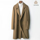 DK Light Luxury Men's Clothing 100% Pure Wool Wool Lool Coat Beat Being Breakbreaker Outumn and Winter New Business Mizhi Green M