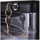 
Kezhitu custom file cabinet desktop information sorting storage cabinet plastic drawer cabinet 4 layers 5 layers with lock black confidential 9794-Four layers black