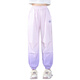 NICKYBABY girls mosquito-repellent pants summer thin children's ice silk sports pants quick-drying pants summer 2025 new big children's trousers 18209 gradient purple + 9889 white [set] 140 cm
