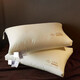 Fallos down pillow, white duck down goose feather pillow, long cotton, antibacterial fabric, high-end hotel home adult single double pillow, cotton super soft soy pillow 2 packs
