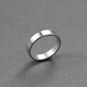 BJYL Engraved Smooth Ring Men's Trendy Titanium Steel Men's Single Ring Hip-Hop Style Ring Closed Mouth Index Finger Ring Tail Ring Default Hairdressing No. 9