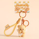 
TaTanice Butter Bear Keychain Pendant Girls School Bag Hanging Doll Dolls Toys Birthday Children's Day Gift