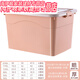 ABDT thickened large storage box household plastic clothing storage box large box box moving storage box Twilight blue extra thick upgrade 170# length 70.5 width 52 height 43cm