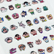 Runhuanian crayons Shin-shirt sticker small pattern cute cartoon pen sticker water cup sticker mobile phone sticker Crayons Shin-shirt (56 stickers/picture) 1 picture

