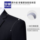 Suit Romon Men's Slim Suit Business Professional Casual Casual Groom Wedding Wedding's Robe's Robe Two-Button Black + Cost + Pantal
