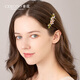 Cercoo Canghai Lilac Series Flower Elegant Updo Horizontal Clip Top Clip One-word Clip Half Hairpin Hairpin Hair Accessories Retro Women