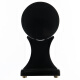 Hermle Clocks European simple and high-end desktop small clock living room home desktop clock Hemler quartz movement HD-QT202 Charcoal black-piano paint