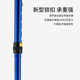 Yuwell Crutch Cane Cane Disque de marche auxiliaire âgé pour les aisselles Médical Fracture Walker pliant Anti-Fall Slide Chume Walker [Four Fold Design + Light et Facile to Transpy + confortable] YU838