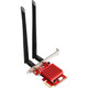 DIEWU WiFi6E wireless network card AX210 triple-band Gigabit 6G Bluetooth 5.2 receiving e-sports desktop computer desktop built-in PCIE wireless network card [three-band e-sports Gigabit] TXA116-ax-5400M