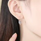 Ji Shizhe (GIEVSZHE) PT950 I have you in my heart earrings for women, long topaz Chinese Valentine's Day birthday gift for girlfriend and wife, light luxury model, I have you in my heart earrings/white diamond