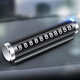 Dipur mobile phone number plate temporary parking plate mobile phone number plate aluminum alloy car parking plate car supplies black